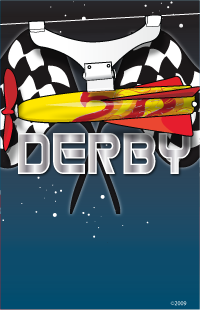 Space Derby- Rocket Plaque Insert [BBP-2070]
