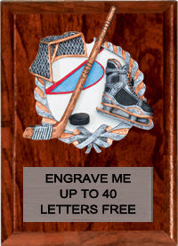 5"x7" Hockey Millennium Plaque [PMC57-HK]