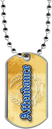 Attendance Dog Tags [DTLAM2-ATT]