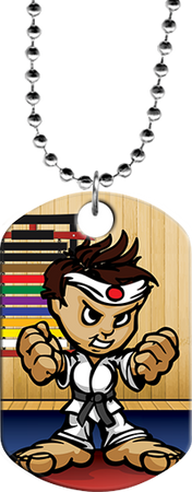 Martial Arts Monster Dog Tag [DTXL-MA]