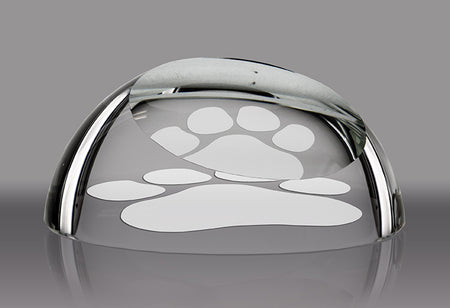 Crystal Dome Paperweight Award with Slanted Top  [CF42PW-4-X]