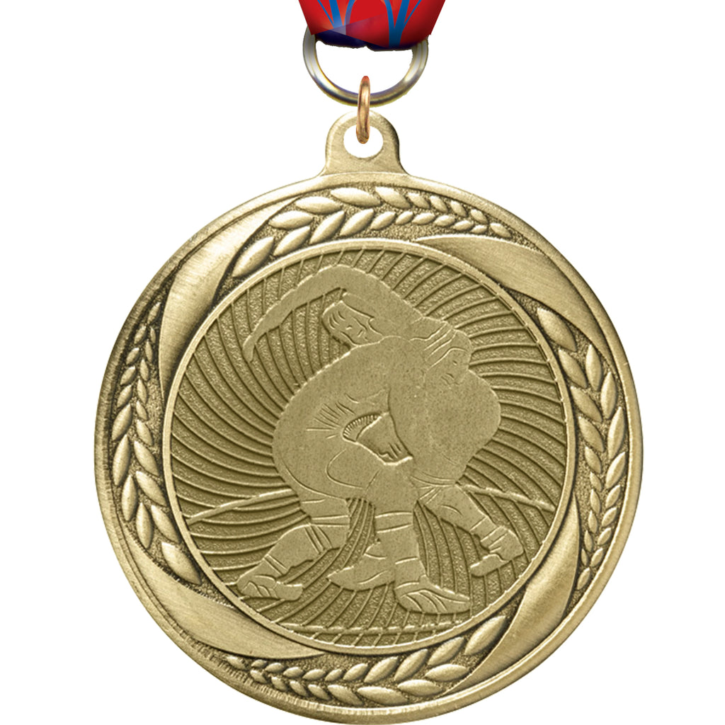 2.25" Wrestling Laurel Wreath Medal [MM2S-18]