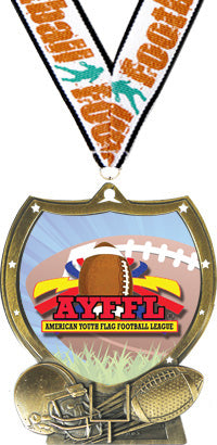 Football Shield Custom Insert Medal [MXSHLD-FB]