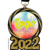3 inch Custom 2022 Swirl Insert Medal [MXSWRL-22]