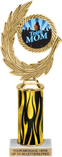 Feather Color Insert Trophy w/ Column [Ti10-M60]