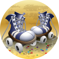 Roller Skating Insert [TD-4031]