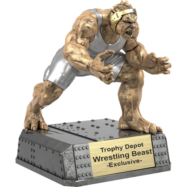Wrestling Beast, Monster Sculpture Trophy - 6 inch [BST6-WS] – Trophy Depot