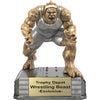 Wrestling Beast, Monster Sculpture Trophy - 6 inch [BST6-WS]