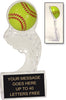 Softball Clear Splash Ice Award [CSSI6-SB]
