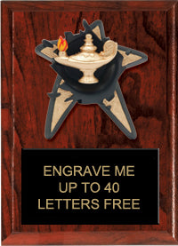 Knowledge Spring Loaded Plaque [PRBI68-KN]