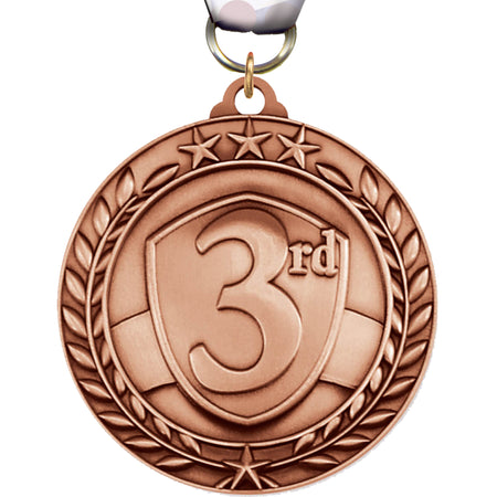 Third Place Dimensional Medal - Bronze [MSW2-3RD-B]