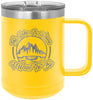 Polar Camel 15oz Handled Coffee Mug - Yellow [DJPC10-16]