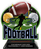 Football Colorix-T Acrylic Trophy - 6.25 inch [TACR6-FB-Q]
