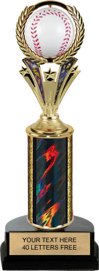 Baseball Trophy with Spinning Ball [TSB2D10-BS]