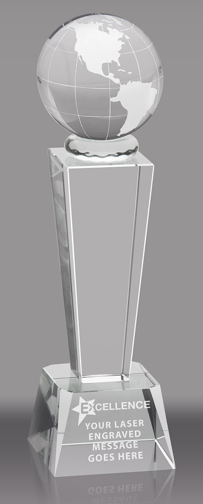 Globe Laser Crystal [CMGLB8]