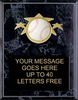 Baseball Triple Star Plaque [PTS79-BS]