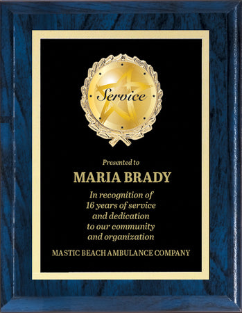 Engraved Full Plate Insert Plaque - 7x9 inch [PM21i-7X9]