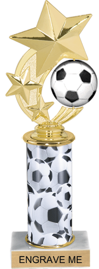 Soccer Shooting Star Spinning Trophy [TSSS12-SC]
