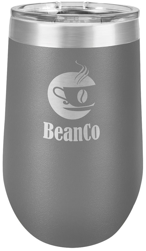 Polar Camel 16 oz Vacuum Insulated Stemless Tumbler - Dark Gray [SWGJ8XL-DGRY]