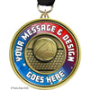 Custom 3 inch Eclipse Insert Medal - Volleyball [MXEL1-VB]