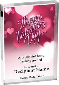 Valentine's Day Vibrix Acrylic Award [A46BV-VDAY]