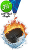 Fire & Water Hockey Colorix-M Acrylic Medal [MACR375-FW-HK-Q]