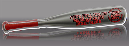Softball Bat Full Color Acrylic Award - 21 inch [ABAT-SB-21-FC-Q]