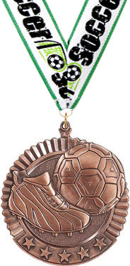Soccer 5 Star Medal- Bronze [MP36-SC-B]