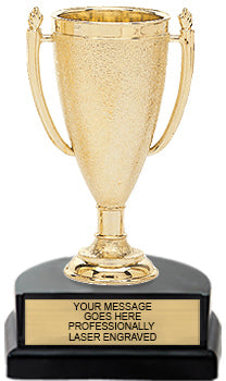 Gold Plastic Open Cup