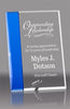 Crystal Award with Sapphire Blue Highlight- 5x7 inch [GT2867-57]