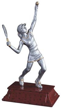Tennis Signature Series Resin Trophy - Female [SSR6-TNF]