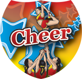 Cheer All Stars Shield Insert [SH-2626]