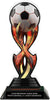 Soccer Tribal Flames Acrylic Trophy- 10 inch [TACR10-TF-SC-Q]