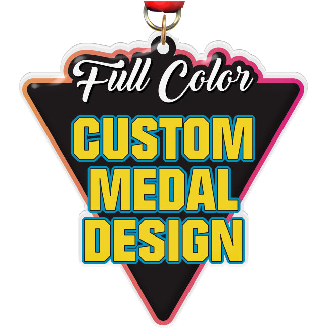 Custom Colorix-M Acrylic Medal - 6 inch [MXACR6-Q]