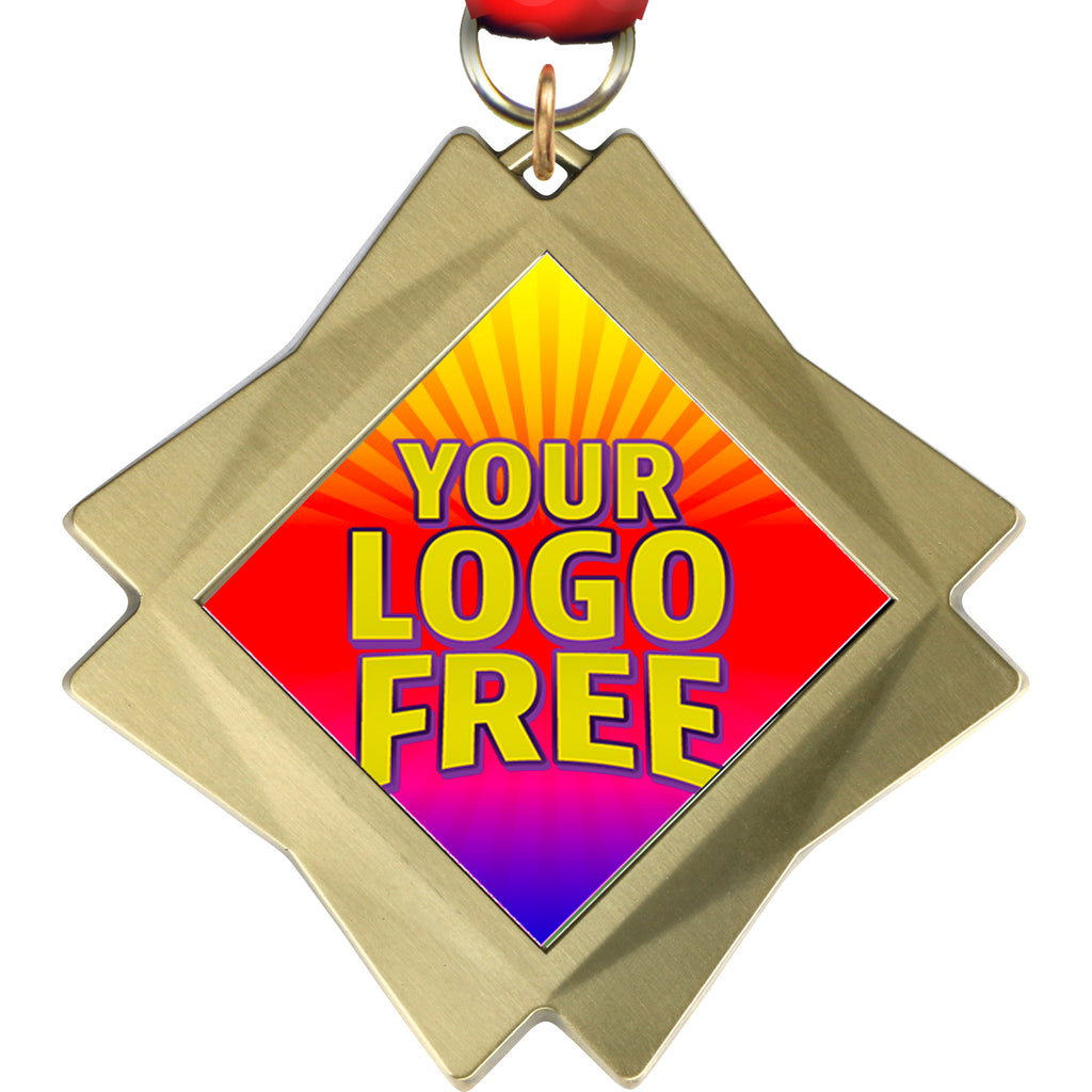 4" XL Mirage Custom Diamond Insert Medal [MXPMD40]