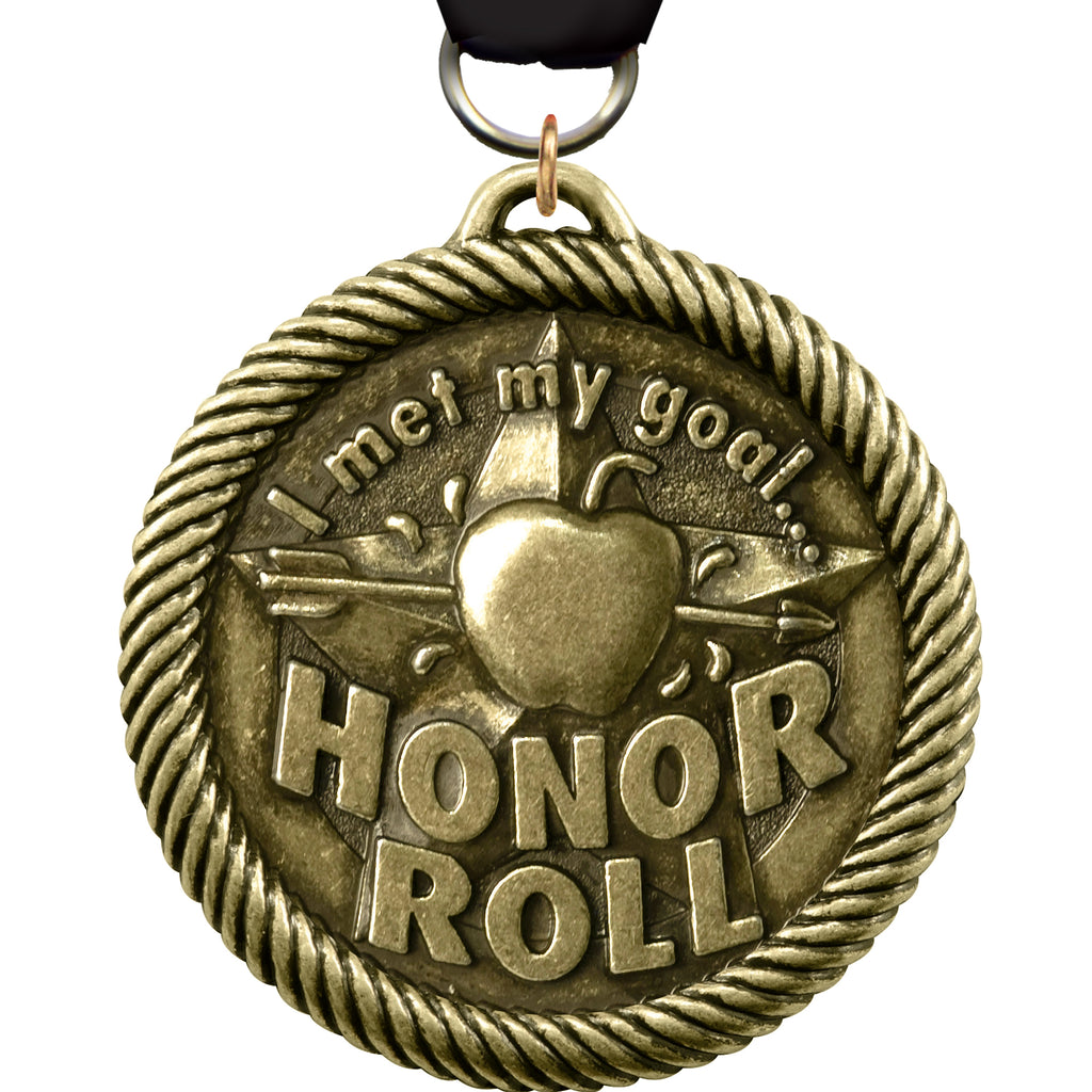 I Met My Goal Honor Roll Scholastic Medal [M2SCH-IMMGHR]