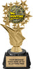 Star Frame Color Insert Trophy on Synthetic Regal Base [TRGi-C96]