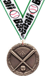 Baseball M2CX Medal- Bronze [M2CX-BS-B]