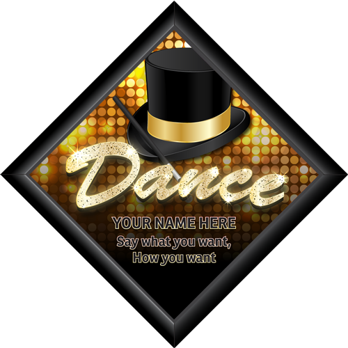 Diamond Plaque- Dance [PFCDIA-11-DC]