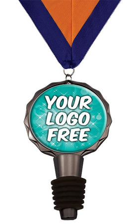 Custom Insert Single-Sided Wine Stopper [MXWINTOP-SNG]