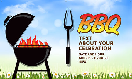 Barbecue Vinyl Banner- Griller [VB-BBCUE-GLR]