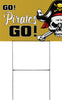 Pirate Mascot Yard Sign - 18 x 12 inch [YS1812-MSCT-PRT]