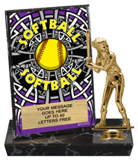 Softball Billboard Plaque [PBB6-SB]