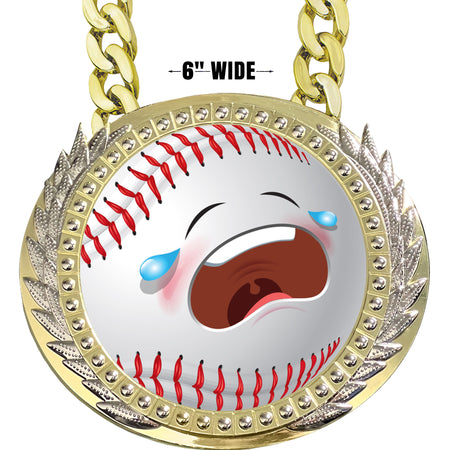 Baseball 6 inch Presidential Metal Champ Chain [CCSMPR-BS]