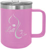 Polar Camel 15oz Handled Coffee Mug - Light Purple [DJPC10-8]