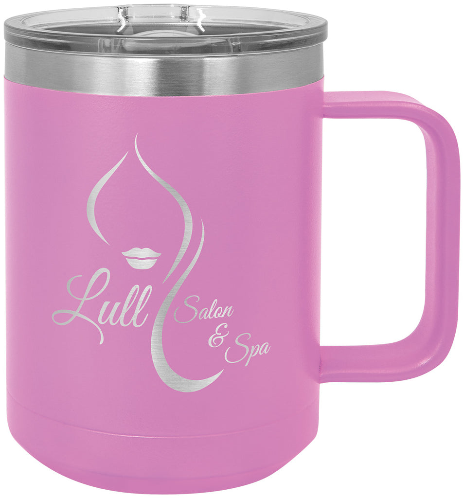 Polar Camel 15oz Handled Coffee Mug - Light Purple [DJPC10-8]