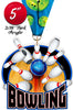 Bowling Colorix-M Acrylic Medal [MACR5-BW-Q]