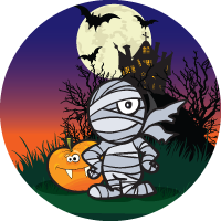 Halloween/Holidays - Mummy Kid Insert [TD-2305]