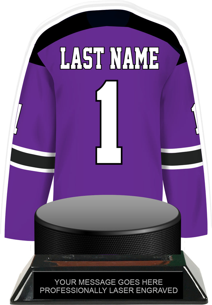 Hockey Jersey Colorix-T Acrylic Trophy- Purple [TACR7-JSY-HK-PRP-Q]