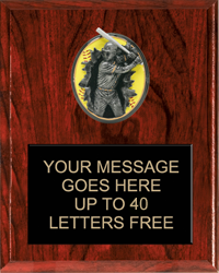 Softball Sport Blasters Plaque [PSB810-SB]